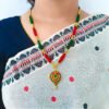 Assamese gohona Dugdugi necklace side view design